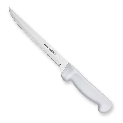 Dexter-Russell 7 Narrow Fillet Knife  P94812, High-Carbon Stainless Steel Blade, Slip-Resistant Polypropylene Handle, Ideal for Precise Fish and Meat Filleting