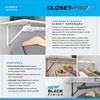 Knape & Vogt 0018-4 Closet Pro Closet Pole, 48-Inch, White view 2
