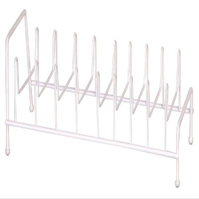 Grayline 40217 13" X 5" X 4-3/8" White Lid Rack Organizer
