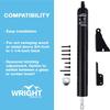Wright Products Pneumatic Storm Door Closer  Adjustable, Smooth-Closing with Hold-Open Washer (Transitional, Bronze) view 4
