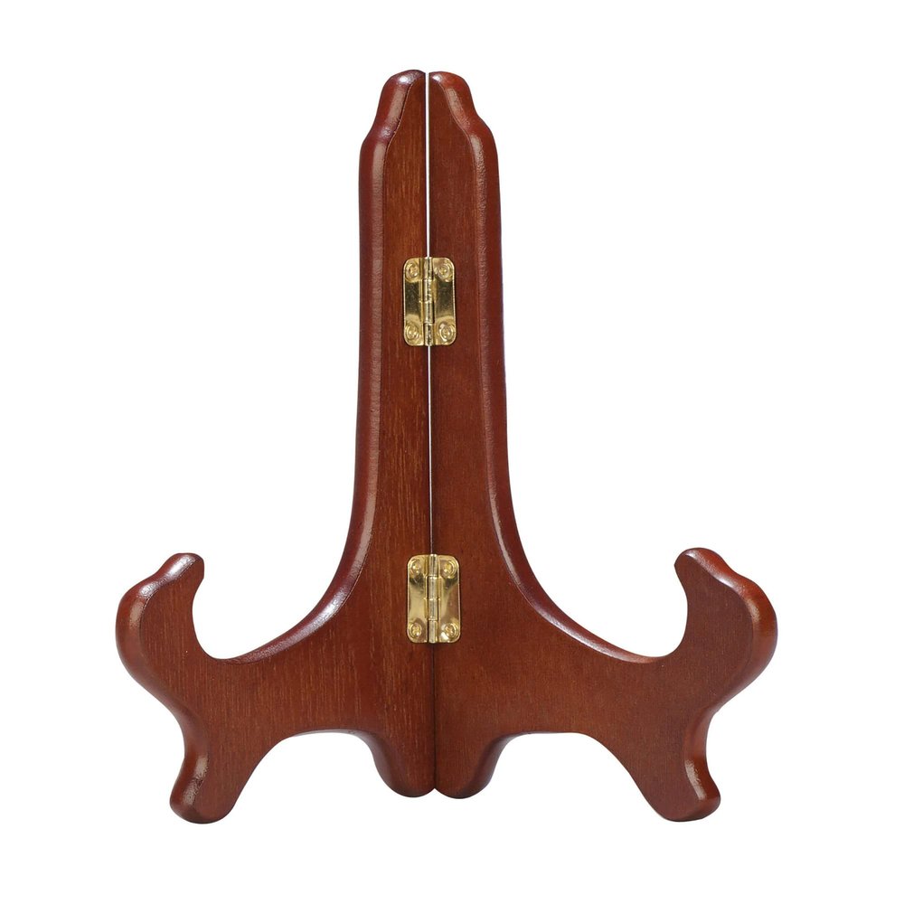 TRIPAR 9 Inch Wooden Plate Display Stand Picture Easel Stand