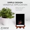 TRIPAR 9 Inch Wooden Plate Display Stand Picture Easel Stand view 2