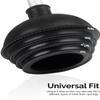 NEIKO 60166A Toilet Plunger with Patented All-Angle Design, Heavy-Duty Toilet Bowl Plunger with Aluminum Handle, Bathroom Necessity, Black, 1-Pack view 2