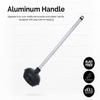 NEIKO 60166A Toilet Plunger with Patented All-Angle Design, Heavy-Duty Toilet Bowl Plunger with Aluminum Handle, Bathroom Necessity, Black, 1-Pack view 4