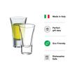 Bormioli Rocco Dublino Collection Shot Glasses - Set of 6 Clear Shot Tumblers With Heavy Base  2-Ounce Shooter Glass For Spirits & Liquors  Classic European Design Drinkware For Bar, Pub & Home Use view 4