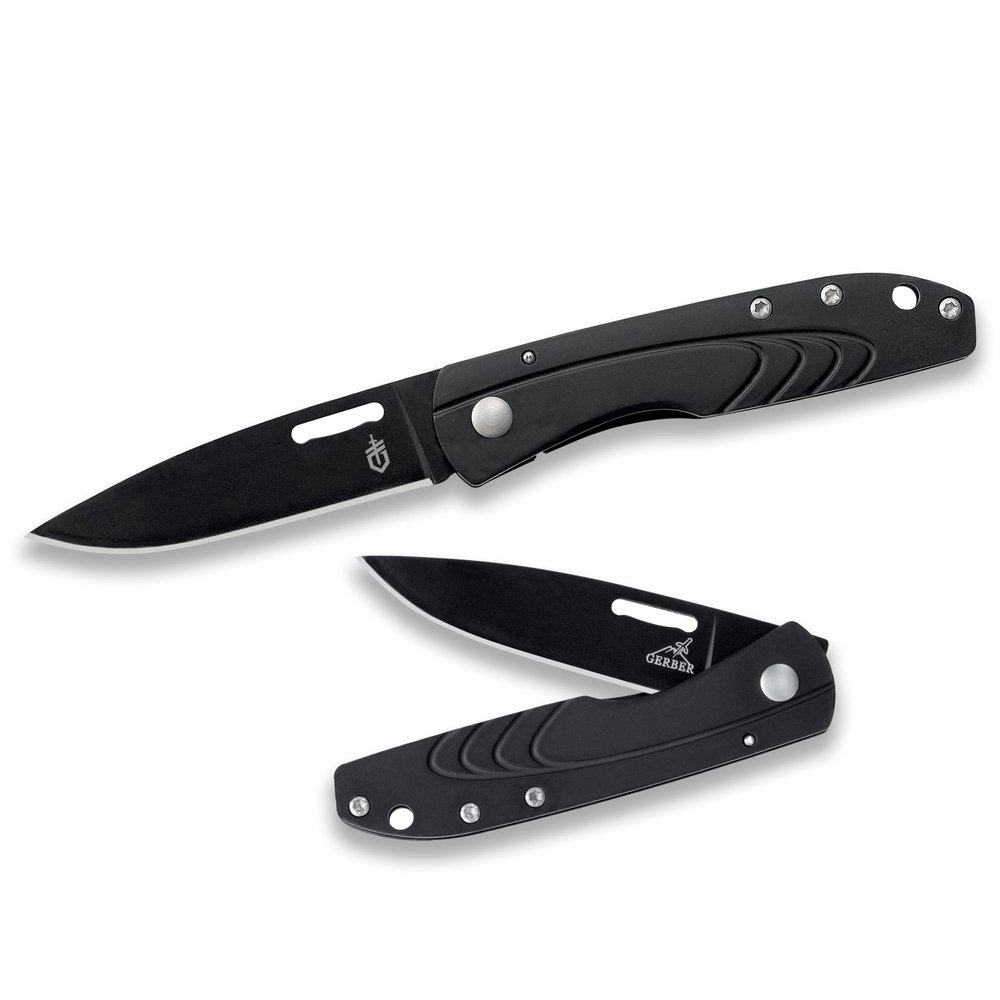 Gerber STL 2.0 EDC Folding Pocket Knife, Lightweight, Hunting, Black, 5.3"
