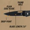 Gerber STL 2.0 EDC Folding Pocket Knife, Lightweight, Hunting, Black, 5.3" view 3