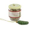 Roman 2-Piece Exclusive Christmas Pickle and Decorated Glass Jar Hanging Ornament, 1.5-Inch view 1