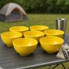 Calypso Basics 100% Melamine Cereal Bowls Set of 6,16 oz, BPA Free, Break-Resistant, Dishwasher Safe, Lightweight Plastic Bowls for Cereal, Soup, Ice Cream, Picnics, White by Reston Lloyd view 4