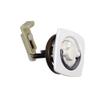 Perko 0932DP1WHT Flush-Mount Non-Locking Latch with Offset Cam Bar and Flexible Polymer Strike for 1-1/8" to 2" Hole - White view 1