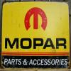 Desperate Enterprises Mopar Logo '64 - '71 Tin Sign, 16" W x 12.5" H view 1