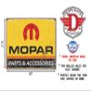 Desperate Enterprises Mopar Logo '64 - '71 Tin Sign, 16" W x 12.5" H view 2