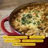 Lodge 6 Quart Enameled Cast Iron Dutch Oven with Lid  Dual Handles  Oven Safe up to 500 F or on Stovetop - Use to Marinate, Cook, Bake, Refrigerate and Serve  Island Spice Red view 3