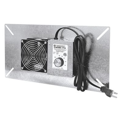 Tjernlund V1D UnderAire Crawlspace Ventilator Fan Moisture Mold Reducing, 110 CFM
