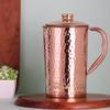 Pure Copper Hammered Water Jug UNLINED, UNCOATED and LACQURE FREE (Copper Pitcher) for Ayurveda Health Benefits - 1500 Ml (50.7 US Fl Oz) Capacity view 4