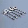 Gourmet Settings - 20-Piece Silverware Set -TWIST Collection - Polished Stainless Steel Flatware Sets - Service for 4 - Kitchen Cutlery Utensils Knife/Fork/Spoon - Dishwasher Safe view 3