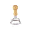 Fantes Ravioli Maker Stamp Set, Round Stamp with Wooden Handle and Fluted Edge, 2.5-Inch, The Italian Market Original since 1906 view 1