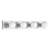Generation Lighting 4738-05 Center Stage Four-Light Bath or Wall Light Fixture, Chrome Finish view 1