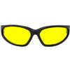 Global Vision Hercules Motorcycle Riding Sunglasses Black Frame w/Yellow Lenses view 2