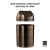 Umbra Mezzo Swing-Top Waste Can, 2.5-Gallon (10 L), Bronze view 3