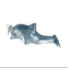 Old World Christmas Ornaments: Sea and Water Animals Glass Blown Ornaments for Christmas Tree, Playful Dolphin view 1