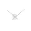 Karlsson Little Big Time Mini Wall Clock Silver - Modern Decorative Clock for Home Decor view 3