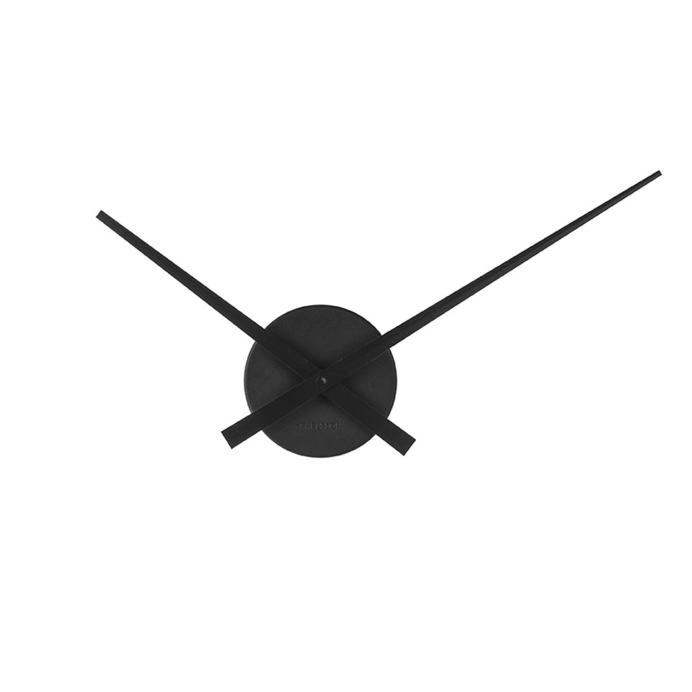 Karlsson Little Big Time Mini Wall Clock Black - Modern Decorative Clock for Kitchens and Home Decor