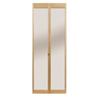 LTL Home Products 890726 Traditonal Mirror Bifold Interior Wood Door, 30" x 80", Unfinished Pine view 1