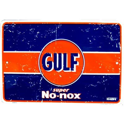 Gulf Super No-nox Nostalgia Sign