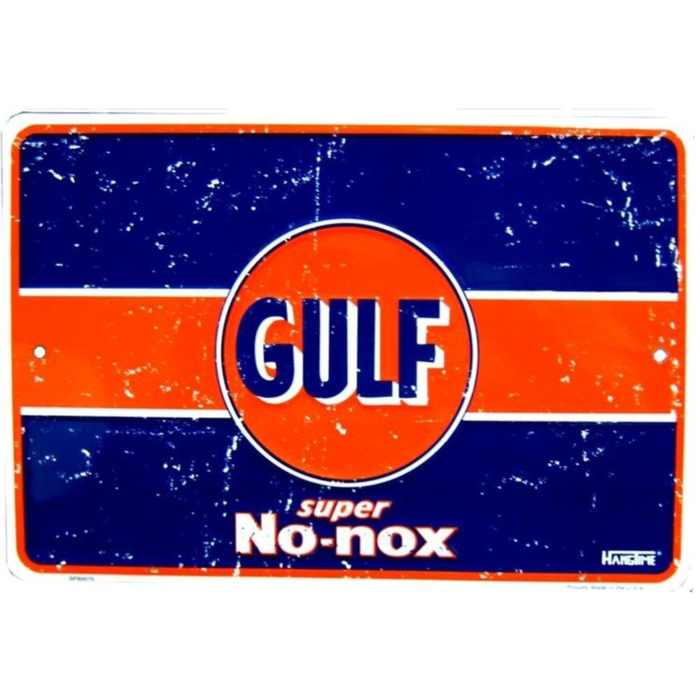 Gulf Super No-nox Nostalgia Sign