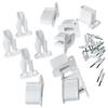 ClosetMaid 2178200 White Wire Shelf End Bracket view 1