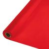 Red 40" X 300 Ft Economy Banquet Roll Plastic Table Cloth view 1