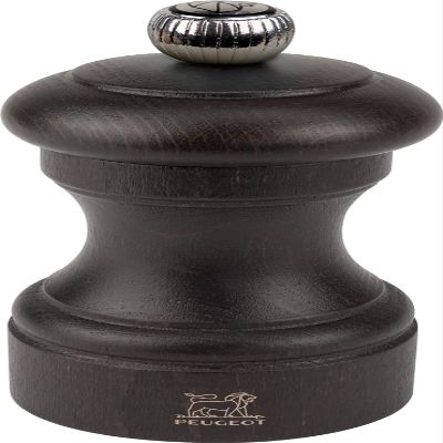 Peugeot - Bistro Manual Pepper Mill - Classic Adjustable Grinder - Beechwood, Chocolate