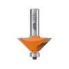 CMT 836.920.11 45degree Chamfer Bit, 1/2-Inch Shank, Carbide-Tipped view 1