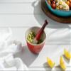 Le Creuset Stoneware Mortar and Pestle Set, 10 oz., Cerise view 3