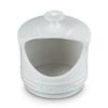 Le Creuset Stoneware Salt Crock, 10 oz., white view 1