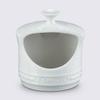 Le Creuset Stoneware Salt Crock, 10 oz., white view 3
