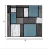 Rugshop Contemporary Modern Boxes for Home Office,Living Room,Bedroom,Kitchen Non Shedding Area Rug 2' x 3' Gray view 2