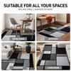 Rugshop Contemporary Modern Boxes for Home Office,Living Room,Bedroom,Kitchen Non Shedding Area Rug 2' x 3' Gray view 4