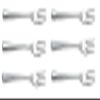 Alessi LCD01/5 "Caccia" Dessert Fork, Silver view 1