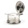 RSVP Stainless Steel Endurance Salt Server with Spoon view 1