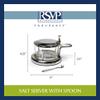RSVP Stainless Steel Endurance Salt Server with Spoon view 3