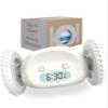 CLOCKY Alarm Clock on Wheels  Loud Rolling Alarm Clock for Heavy Sleepers | Runaway Clock That Jumps & Runs to Wake You Up | Funny Unique Gift for Adults & Teens (White) view 1