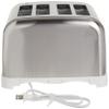 Cuisinart CPT-180WP1 4-Slice Metal Classic Toaster, White/Stainless Steel view 3