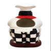 ACK Fat Chef Hand Painted Ceramic Utensil Jar, Utensil Holder, Modern Kitchen Decor, Kitchen Storage for Spoon, and More view 2