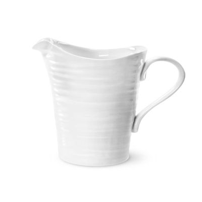 Portmeirion Sophie Conran Large Pitcher 3 Pint Fine Porcelain Jug - Serve Cold Beverages or Display Flowers - Kitchen Table Centerpiece Everyday Dining Party Dcor & Housewarming Gift