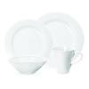 Portmeirion Sophie Conran White Place Setting - 4 Piece Dinnerware Set with 11 Dinner, 8 Salad, 7.25 Bowl & 12.5 oz Mug - Fine Porcelain, Dishwasher & Microwave Safe Tableware for Everyday Dining view 1