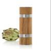 Adhoc Duomill Acacian and Stainless Steel 2-in-1 Mill Set, 8.25-Inch view 1