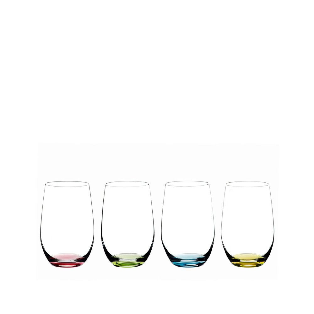 Riedel The O Wine Tumbler Happy, Set of 4