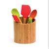 Lipper International 8827 Bamboo Wood Kitchen Tool Holder, 5-1/2" x 8" view 3